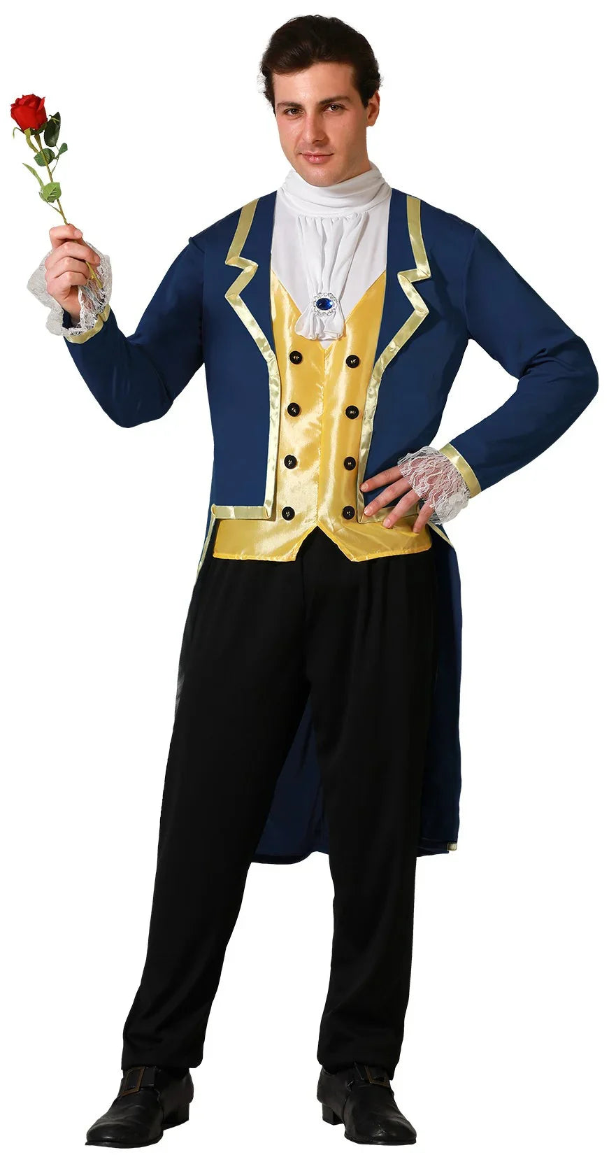 Disfraz de Príncipe Adam de la Bella y la Bestia para Hombre La Bella y la Bestia Atosa